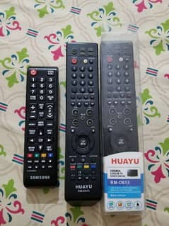 Samsung LCD/LED Remotes (Orignal + 2 Huayu) Pack of 3