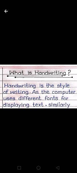 handwriting Assignment work 0