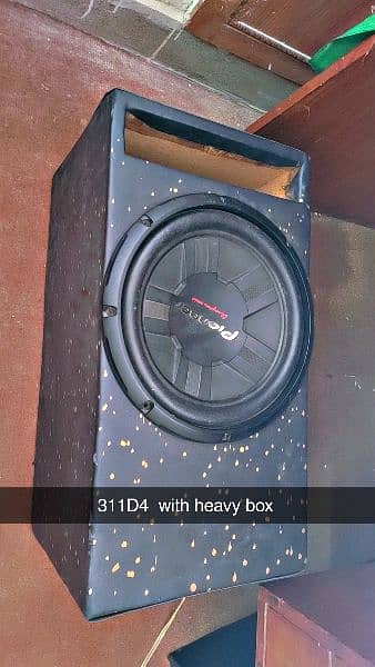pioneer 311 D4  sub woofer dual coil dual magnet. very good condition 0