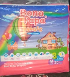 MOMSE AND BONAPAPA PAMPERS/DIAPERS FOR SALE IN LAHORE