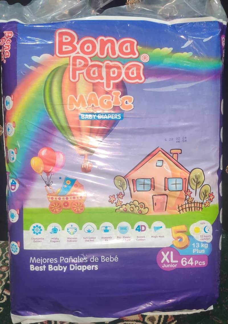 MOMSE AND BONAPAPA PAMPERS/DIAPERS FOR SALE IN LAHORE 1