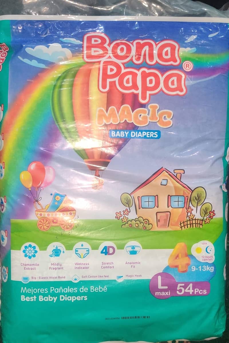 MOMSE AND BONAPAPA PAMPERS/DIAPERS FOR SALE IN LAHORE 2