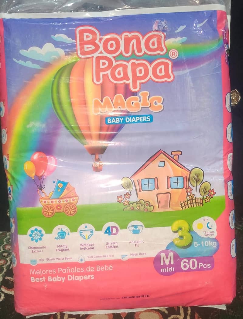 MOMSE AND BONAPAPA PAMPERS/DIAPERS FOR SALE IN LAHORE 3