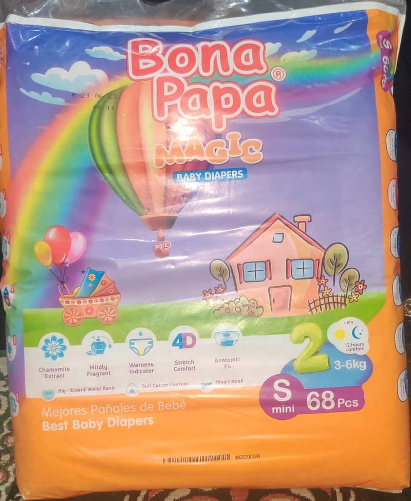 MOMSE AND BONAPAPA PAMPERS/DIAPERS FOR SALE IN LAHORE 4