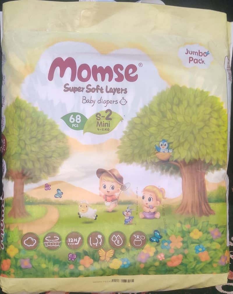 MOMSE AND BONAPAPA PAMPERS/DIAPERS FOR SALE IN LAHORE 5