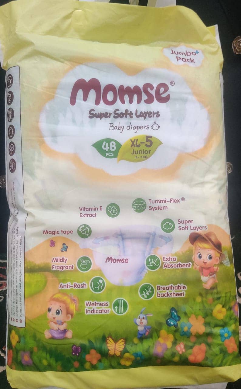 MOMSE AND BONAPAPA PAMPERS/DIAPERS FOR SALE IN LAHORE 10