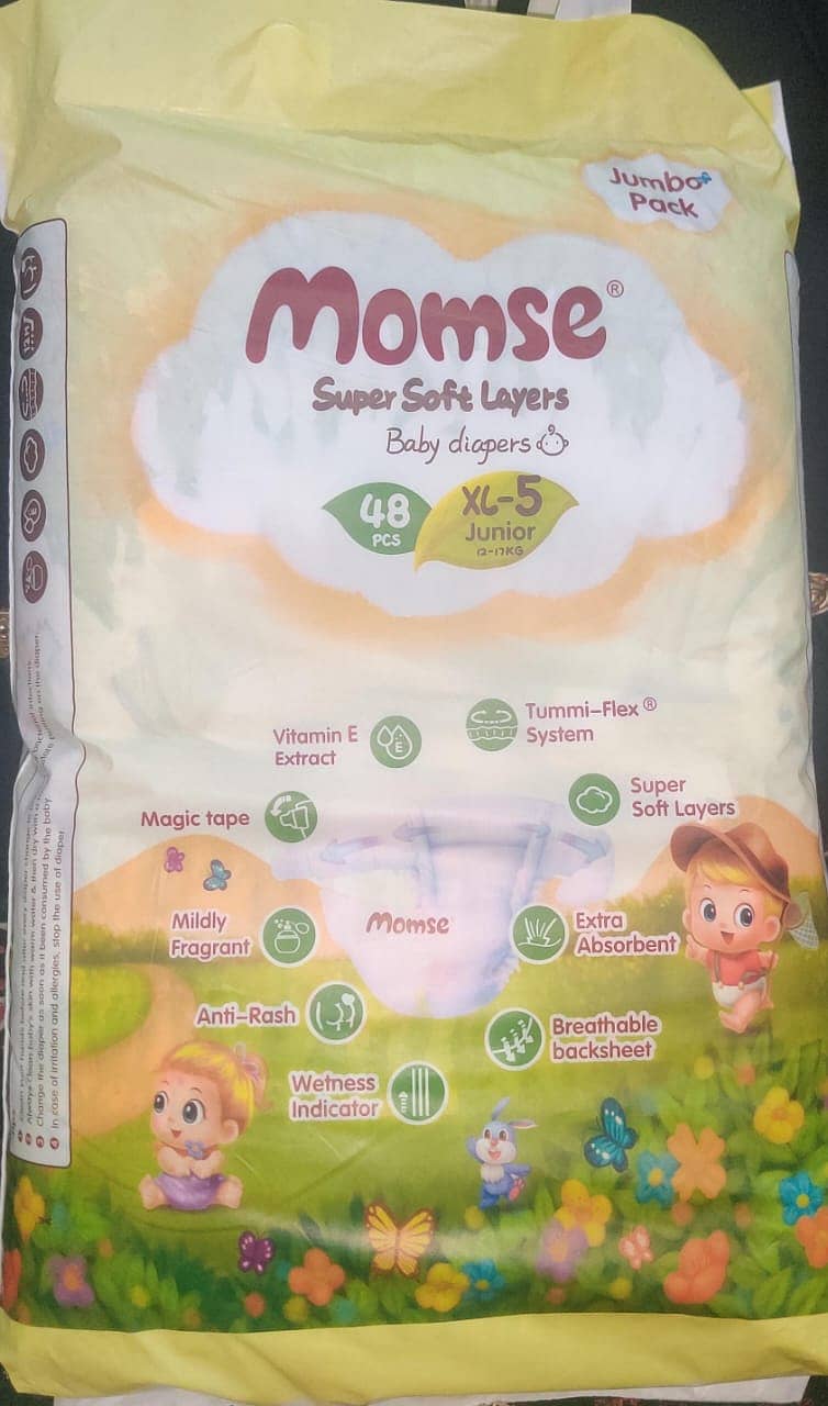 MOMSE AND BONAPAPA PAMPERS/DIAPERS FOR SALE IN LAHORE 11