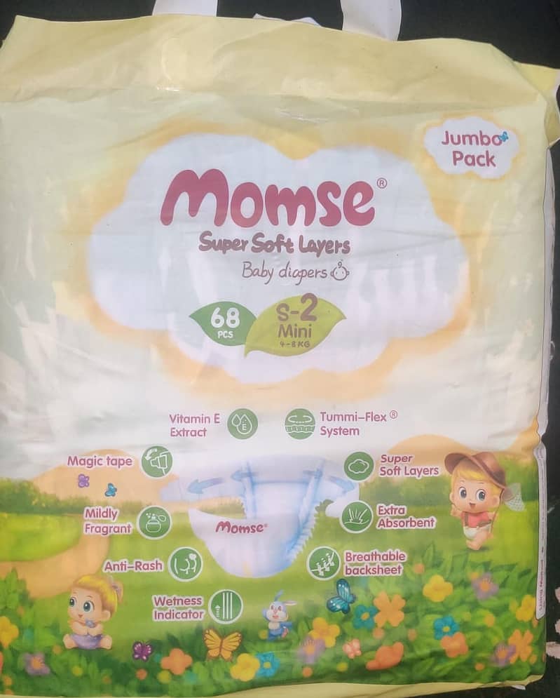 MOMSE AND BONAPAPA PAMPERS/DIAPERS FOR SALE IN LAHORE 12