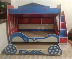 kids bunker bed with mattress