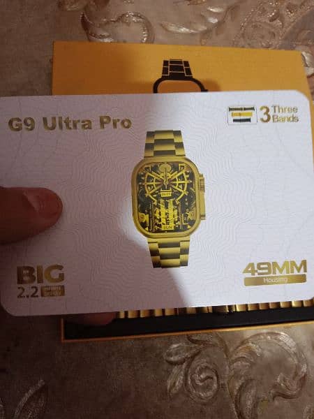 G9 ultra pro smart watch (Gold Edition) 49MM Ultra Series 8 3