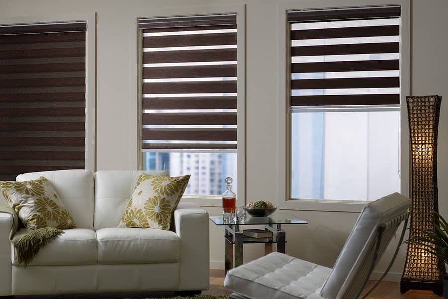 window blinds zebra woooden Blinds decent office and home collection 18