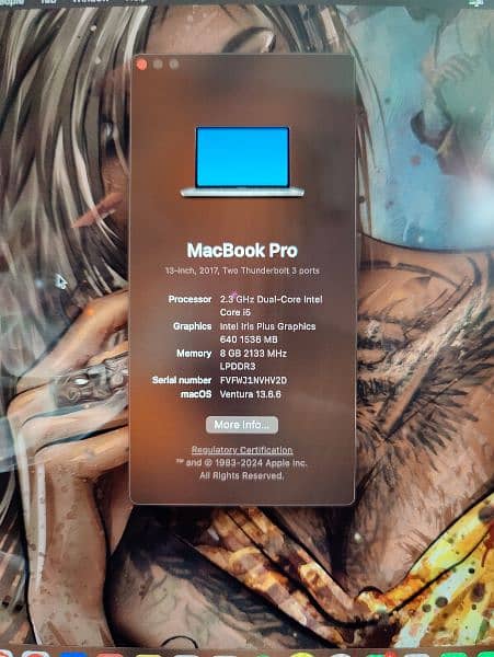 MacBook pro 2017, 13 inches, Core i5 5