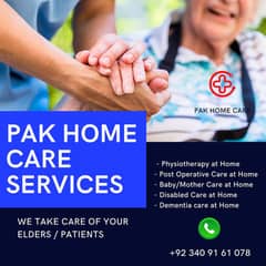 PAK HOME CARE SERVICES / CARE AT YOUR HOME FOR YOUR ELDERS