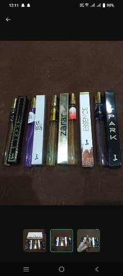pack of 5 perfumes
