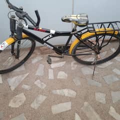 yellow and black bicycle