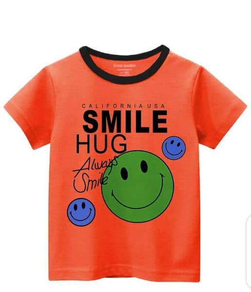 kids mania - always smile kids soft cotton T. shirt 0