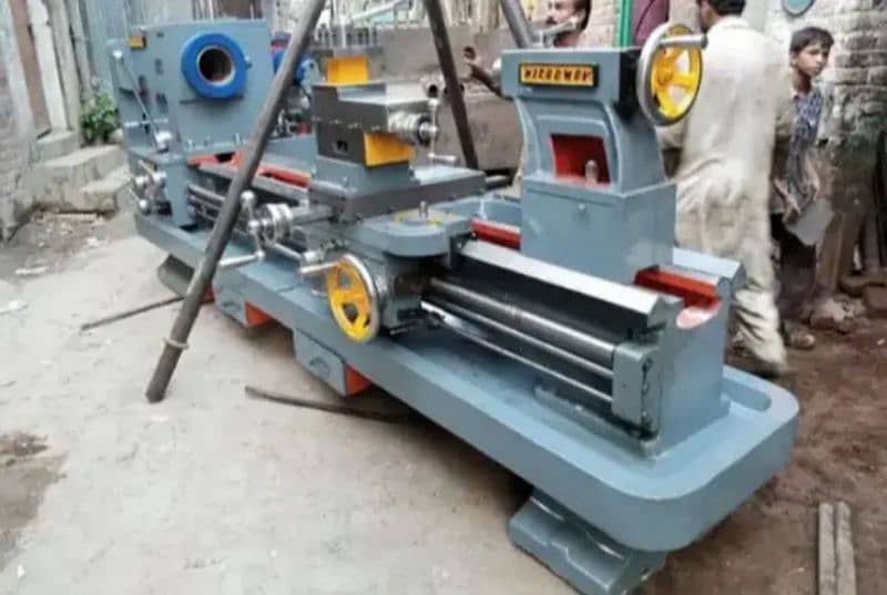 lathe machine 8 feet We Deals in all kinds Auto Mobile Machinery avail 1