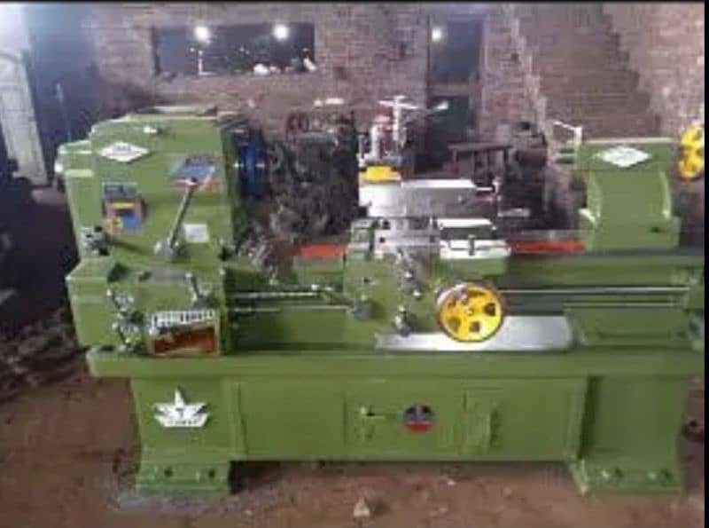 lathe machine 8 feet We Deals in all kinds Auto Mobile Machinery avail 7