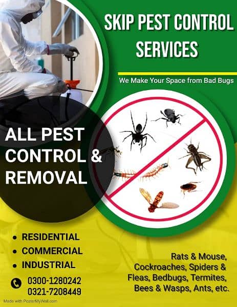 Pest Control/ Dengue Spray/ Cockroaches Control/ bed bugs 0
