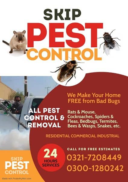 Pest Control/ Dengue Spray/ Cockroaches Control/ bed bugs 2