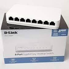 d link IN WHITE 8 PORTS