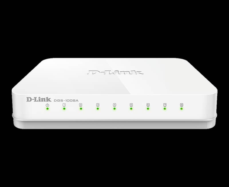 d link IN WHITE 8 PORTS 3