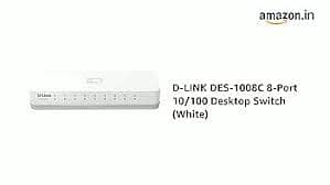 d link IN WHITE 8 PORTS 4