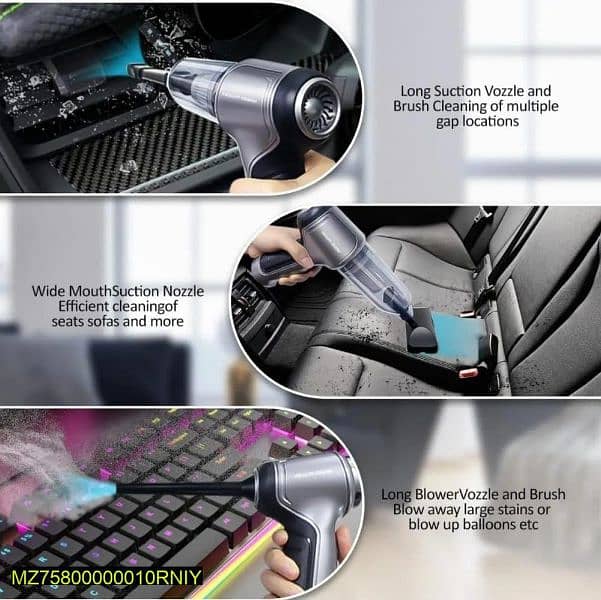 portable USB car and home dust vaccume cleaner 0