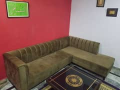 L shape 7 seater sofa 10/10 condition not is use