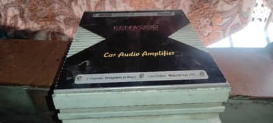 Car Audio Amplifier Kenwood Company Urgent Sell