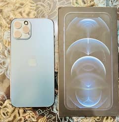 iPhone 12 Pro 256 GB Pacific Blue With Box PTA Approved/13 pro/14pro
