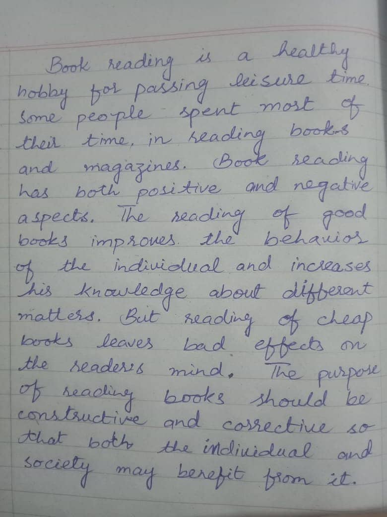 Handwritten Assignment work 5