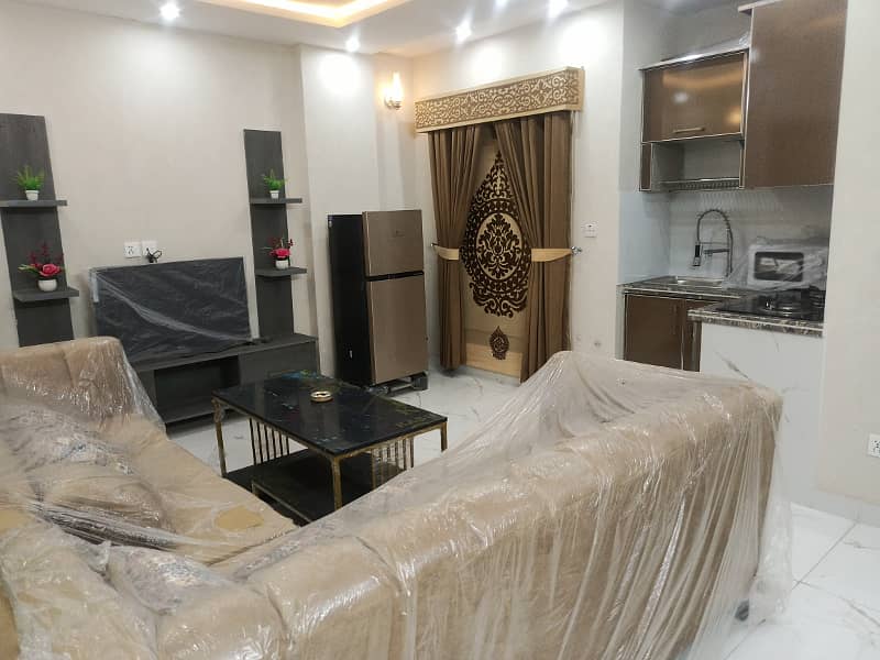 One Bed Apartment For Rent In Sector D Bahria Town,Lahore 8
