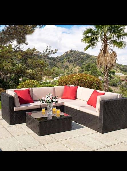 outdoor rattan sofa set available in Wholesale prise rate 10k pr seat 2
