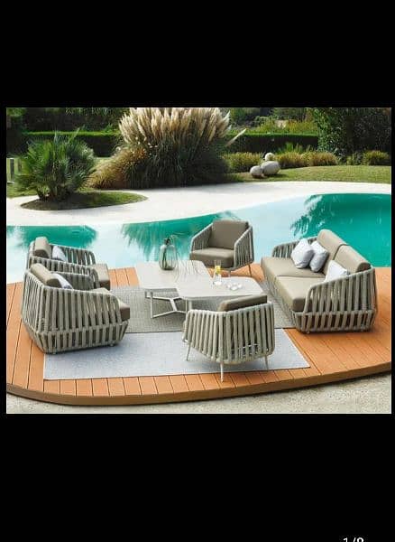 outdoor rattan sofa set available in Wholesale prise rate 10k pr seat 5