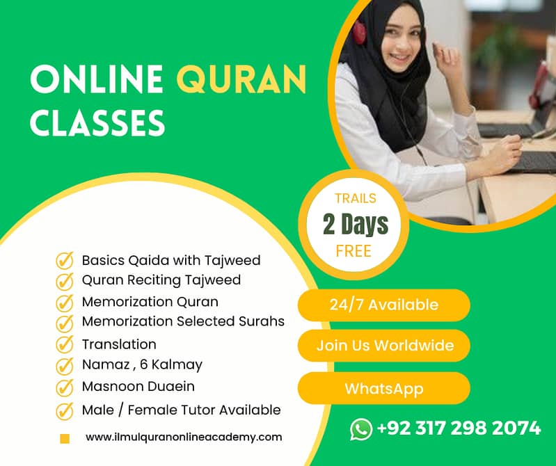 Female Quran Tutor For kids and Adults WhatsApp +923172982074 1