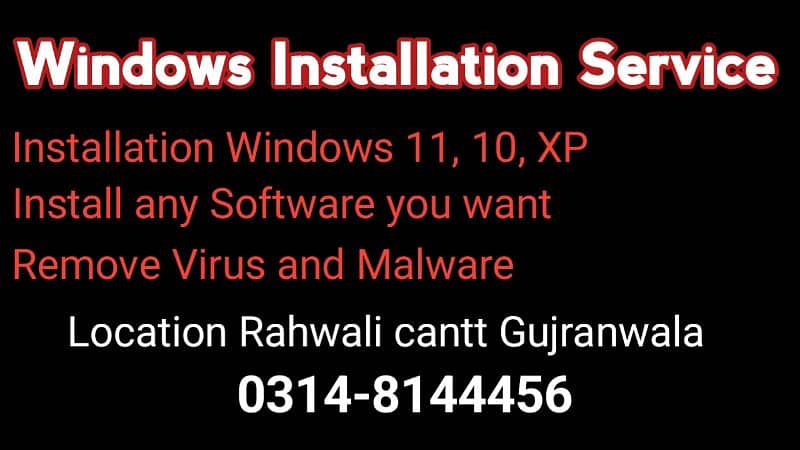 Windows installation service 0