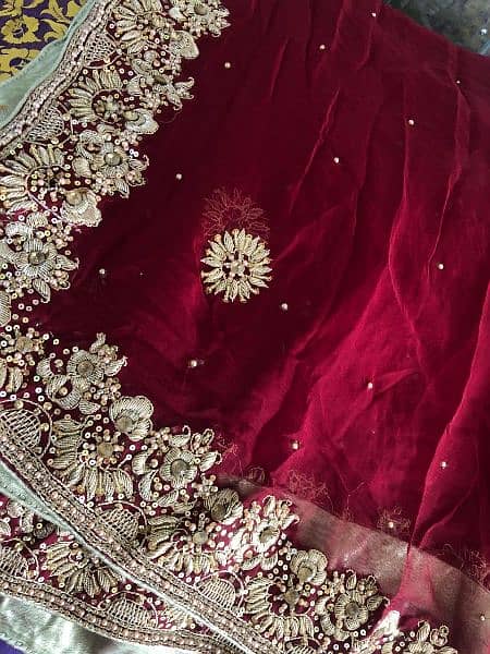 BRIDAL LEHNGA FOR SALE JUST USED ONCE. 3