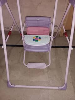 Baby chair swinging light purpal colour for sale