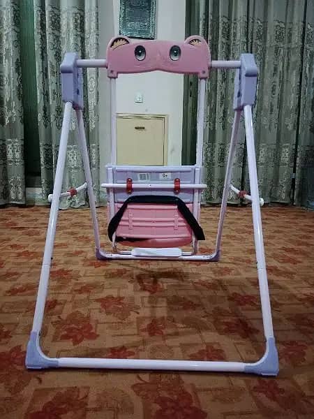 Baby chair swinging light purpal colour for sale 3