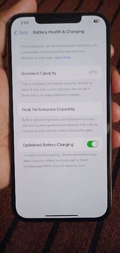 iphone 12 pro max 256gb non pta 87% battery