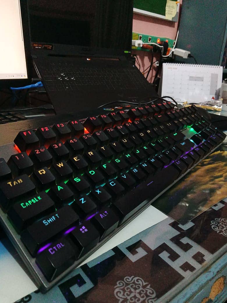 JEDEL KL95 Gaming Mechanical RGB Backlight Wired Keyboard 1