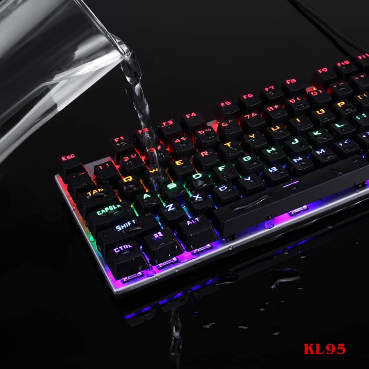 JEDEL KL95 Gaming Mechanical RGB Backlight Wired Keyboard 6