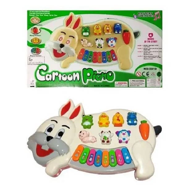 educational rabit paino different sounds animal toy kids boy girl 0