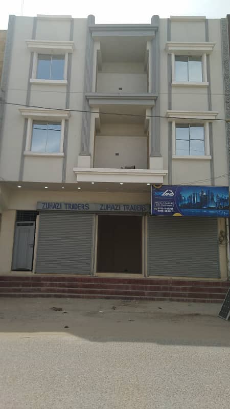 COMMERCIAL SHOP FOR SALE ON 150FT MAIN ROAD PRIME LOCATION OF NORTH KARACHI 2