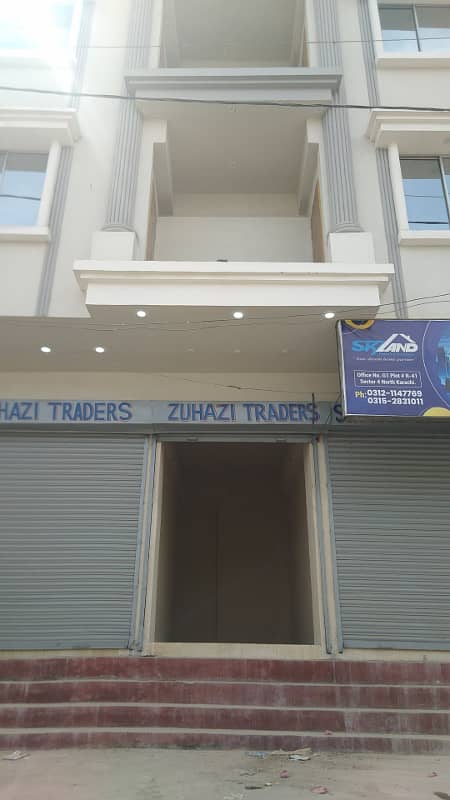 COMMERCIAL SHOP FOR SALE ON 150FT MAIN ROAD PRIME LOCATION OF NORTH KARACHI 6