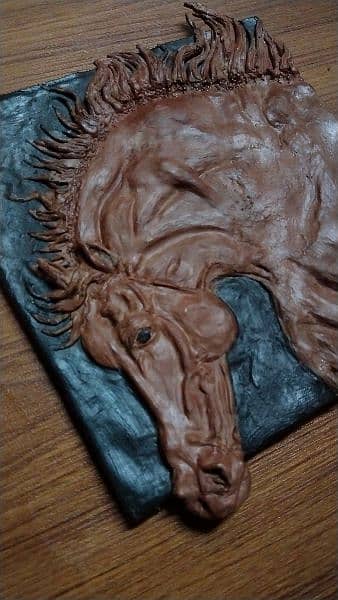 Mini horse clay tile for decor 3