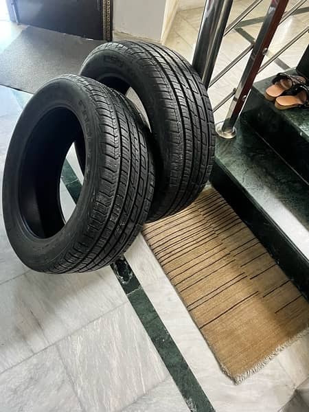 Cooper very less used 17inch tyres 255/15/R17 1