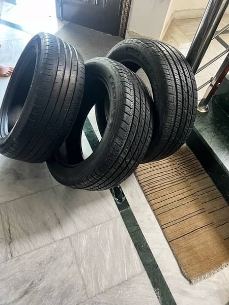 Cooper very less used 17inch tyres 255/15/R17 2