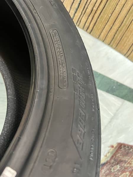 Cooper very less used 17inch tyres 255/15/R17 7